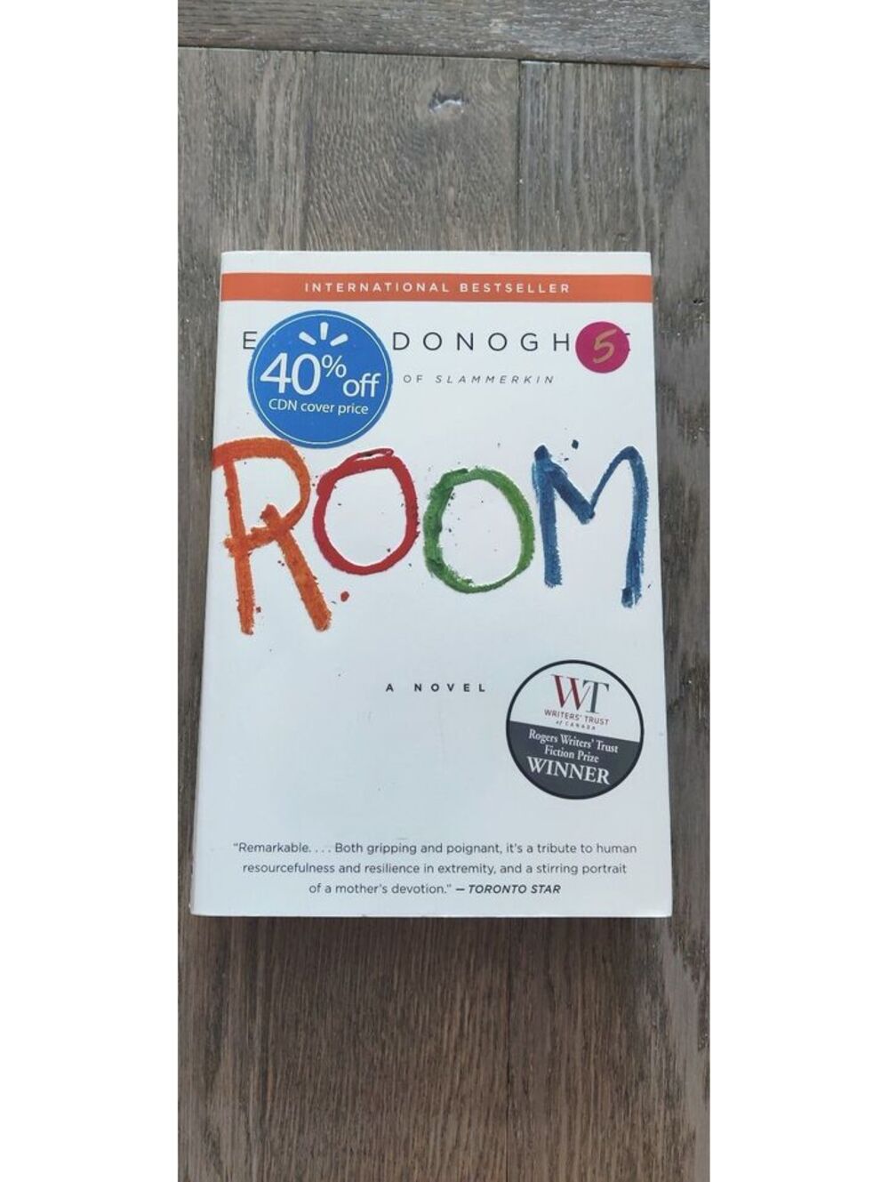 Room by Emma Donoghue Paperback Novel Bestseller